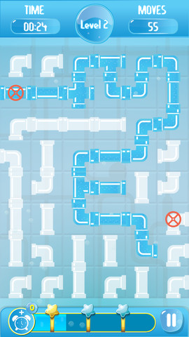 Mobil Oyun Hizmetleri - Pipes Flood Puzzle
